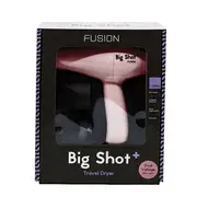 Fusion Big Shot + Travel Dryer Baby Pink Dual Voltage 1000 watts