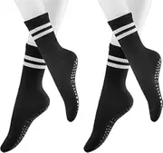 [Generic] Yoga Socks with Grips for Women, Non Slip Grip Socks for Women, Ballet Dance Non Skid Sticky Socks