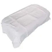 E-Z-GO TXT Golf Cart Replacement Front Seat Cover - White Seat Bottom