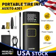 Inflator Tire Air Pump Air Portable 150PSI Pump LCD Digital Gauge Pressure USA