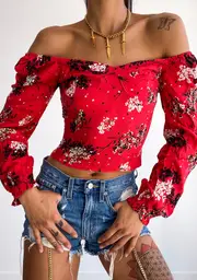 Without A Doubt Floral Top