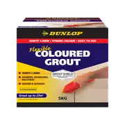 Dunlop 5kg Flexible Coloured Grout - Magellan Grey