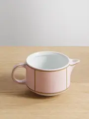 GINORI 1735 - Gold-plated Porcelain Milk Jug - Pink - One size