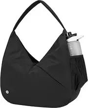 Ceneda Large Gym Bag for Women Sports Duffel Bag with Hidden Yoga Mat Holder & Shoe Compartment Workout Dance Tote Bag with Wet Pocket Overnight Weekender Bag for Travel Yoga