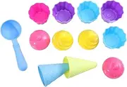 1Set Creative Beach Play for Ice and Cake Sand Outdoor Sand Dredging Tools for Imaginative Play and Coordination Development