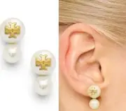 Tory Burch Swarovski Pearl Earrings JPN Limited Collection Formal Item