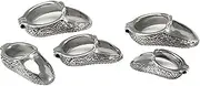 ZZYB Traditional Archery Thumb Ring Handmade Silver Finger Tabs Painless Finger Protector for Bow Hunting Accessory