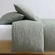 Calvin Klein Branching Leaves 3 Piece Comforter Set, King