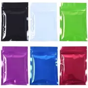 Zip lock Heat Sealable Foil Bags for Storage Reusable Mylar Bags Smell Proof