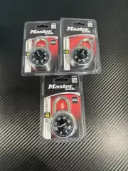 Lot of 3 - Master Lock Combination Padlock - 1500D