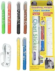 Height Chart,Doodling Height Ruler | Decorative Growth Wall Sticker for Nursery Kids Bedroom Classroom Playroom