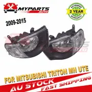 Pair Headlights L+R Lamp For Mitsubishi Triton MN Ute GL GLX 2009~2015 4CYL