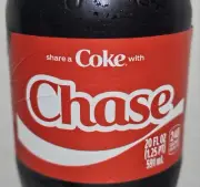 Share A Coke With Chase 2025 Personalized Gift Coca Cola Bottle 20 Oz.