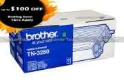 Brother Genuine TN3250 BLACK Toner Cart->HL5340D/HL5350DN/HL5370DW/MFC8370DN