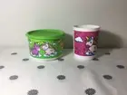 Tupperware Unicorn Set - Snack Container and Mug - Brand New