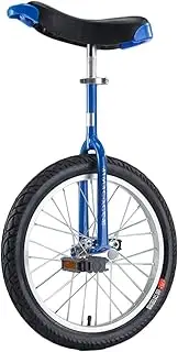 Kid's Unicycle 16/18 Inch, Large 20/24 Inch Adult's Unicycle for Men/Women/Big Kids/Teens, One Wheel Bike with Steel Frame & Alloy Rim (Color : Black, Size : 18") Durable TDF