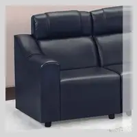 在飛比找多瓦娜家居優惠-L型乳膠皮沙發右扶手椅(坐下)黑色 24239802013