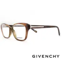 在飛比找momo購物網優惠-【GIVENCHY 紀梵希】法國魅力鑽飾粗光學眼鏡(水晶棕 