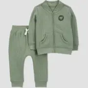 NWT Carter's Just One You Baby Boys' Bomber Jacket - Green 6M