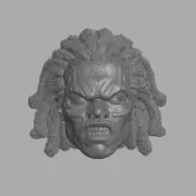 Brother Voodoo v3 custom head for Marvel Legends & other action figures