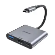 USB C to HDMI Multiport Adapter with 4K HDMI Output,Type-C Hub Converter to 4K
