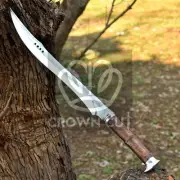 Hand Forged Greek Achilles Carbon steel Viking Sword Hunting Outdoor Machete