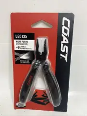 Coast LED135 Micro Pliers Multi Tool With Built in Work Light 12 Tools In 1 EDC