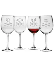Susquehanna Glass Arrrf Assortment Wine Glass Set of 4