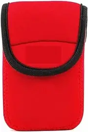 [NFGEGPKPHA] Camera Case Bag Fit for Sony RX100 VII VI V VA IV III II ZV1 ZV-1F Ricoh Fit for GR III IIIx Fit for Canon SX740 SX730 SX720 G9X G7X Fit for Mark III II(Red)