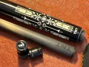 TNT Pool Cue With Carbon Fiber Shaft. Wrap-less.