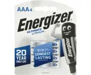 Energizer Ultimate Lithium Aaa Battery 4 Pack