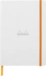 Rhodia Rhodiarama Webnotebook Dot Paper Notebook in White - 5.5 x 8.25 - NEW