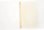 CAXUSD Loose Leaf Binder Cover Chic Notepad Shell Smooth Protective Tool for Organizing Documents Bright Color Design Easy to Clean Replace Contents