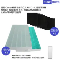 在飛比找momo購物網優惠-【PUREBURG】Coway適用綠淨力立式AP-1216 