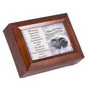 My Daughter Dark Wood Finish Jewelry Music Box - Plays Tune You Are My Sunshine