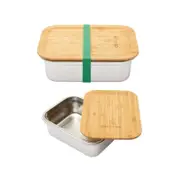 Stainless Steel Snack Box Food Container Storage Lunch BPA Free 1200ml