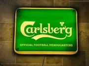 Carlsberg Beer Liverpool Football Soccer Light Up LED Sign Game Room Man Cave