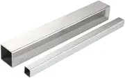 Steel Tube 304 Stainless Steel Tubes Square Tubing Metal Square Tube Steel frame2pcs Side length38mmto40mm/500mmLength,40mm*40mm*1.5mm(40mm*40mm*1.5mm)