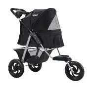 i.Pet Stroller Dog Pram Large Cat Carrier Travel 3 Wheels Foldable Pushchair New
