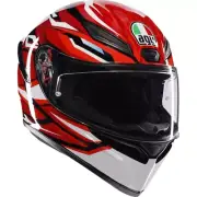 AGV K1 S Lion Helmets Black/Red/White Lg 2118394003-035-L