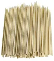 300 Pack 10 Inch Eco Friendly Bamboo Skewers Thin Pinchos for Grilling