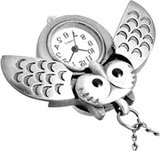 [Holibanna] 1pc Pocket Watch Retro Quartz Digital Fob Watch Vintage Quartz Watch Vintage Watch Watches Silver