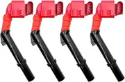 ignition coil 4PCS HIGH ENERGY IGNITION COIL A2649061200 A2649060200 Compatible For Mercedes Benz A220 C200 C260 E260L GLC300 E350L GLB250 G350 1.5T 2.0T