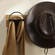 6PCS Cowboy Hat Rack, Multi-Function Storage, Wall Mount Hat Hooks.