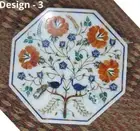 12" white marble Coffee Table Top unique Design Inlay Work Hallway Table