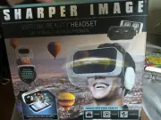 Sharper Image Virtual Reality Smartphone Viewer 360 Degree Headset VR BlackWhite