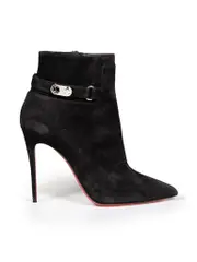 Black Suede So Kate 100 Boots