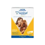 Sentinel Spectrum Chews Medium Yellow