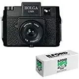 120N Medium Format Film Camera (Black) with Ilford HP5 Plus Black and White N...