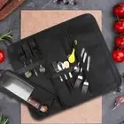Chefs Knife Roll Bag Portable Chef Knife Cases for Traveling Cooking Camping